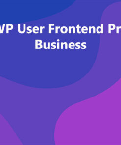 WP User Frontend Pro Business
