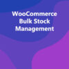 WooCommerce Bulk Stock Management