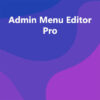 Admin Menu Editor Pro