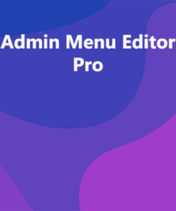Admin Menu Editor Pro