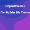 ElegantThemes Divi Builder Div Theme