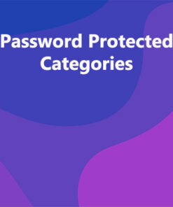 Password Protected Categories
