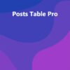 Posts Table Pro