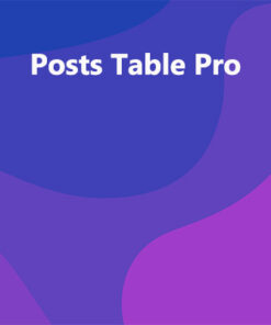 Posts Table Pro