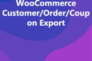 WooCommerce Customer/Order/Coupon Export