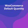 WooCommerce Default Quantity