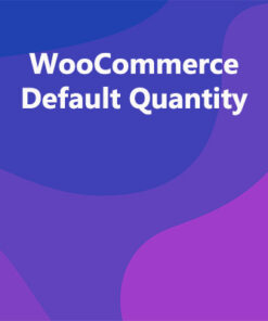 WooCommerce Default Quantity