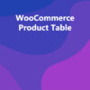 WooCommerce Product Table