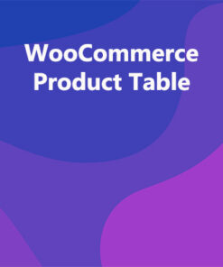 WooCommerce Product Table