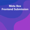 Meta Box Frontend Submission