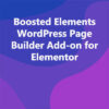 Boosted Elements WordPress Page Builder Add-on for Elementor