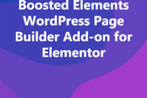 Boosted Elements WordPress Page Builder Add-on for Elementor