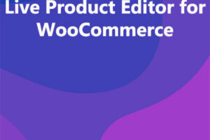 Live Product Editor for WooCommerce