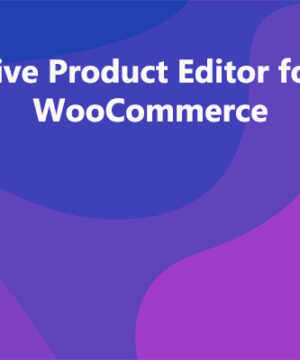 Live Product Editor for WooCommerce