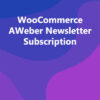 WooCommerce AWeber Newsletter Subscription