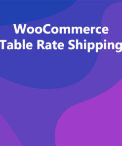 WooCommerce Table Rate Shipping