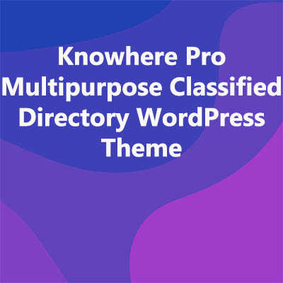 Knowhere Pro Multipurpose Classified Directory WordPress Theme