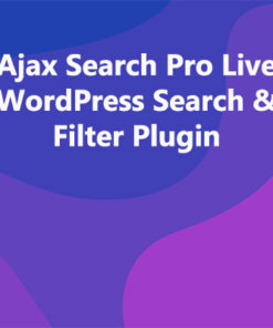 Ajax Search Pro Live WordPress Search & Filter Plugin