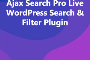 Ajax Search Pro Live WordPress Search & Filter Plugin