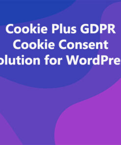 Cookie Plus GDPR Cookie Consent Solution for WordPress
