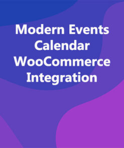 Modern Events Calendar WooCommerce Integration