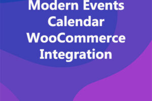Modern Events Calendar WooCommerce Integration