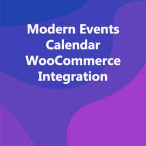 Modern Events Calendar WooCommerce Integration