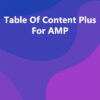 Table Of Content Plus For AMP