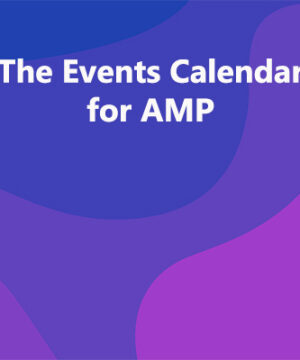 The Events Calendar for AMP