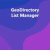 GeoDirectory List Manager