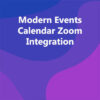 Modern Events Calendar Zoom Integration