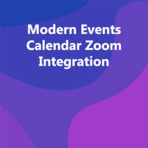 Modern Events Calendar Zoom Integration
