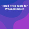 Tiered Price Table for WooCommerce