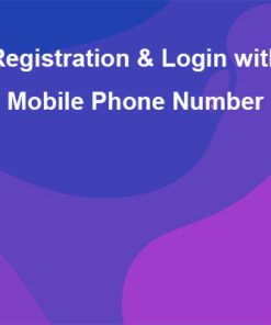 Registration & Login with Mobile Phone Number